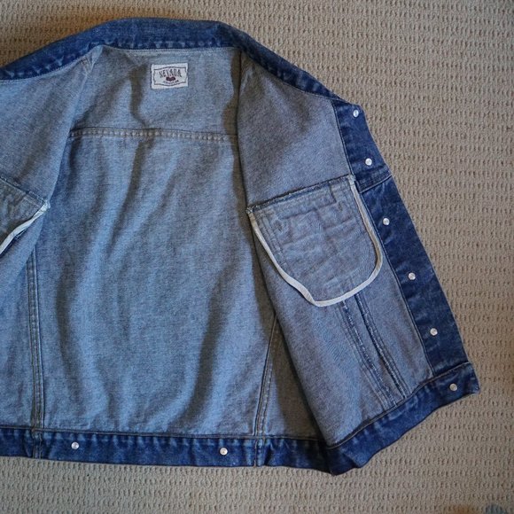 Vintage Jean Jacket - Vest Style - Picture 6 of 8